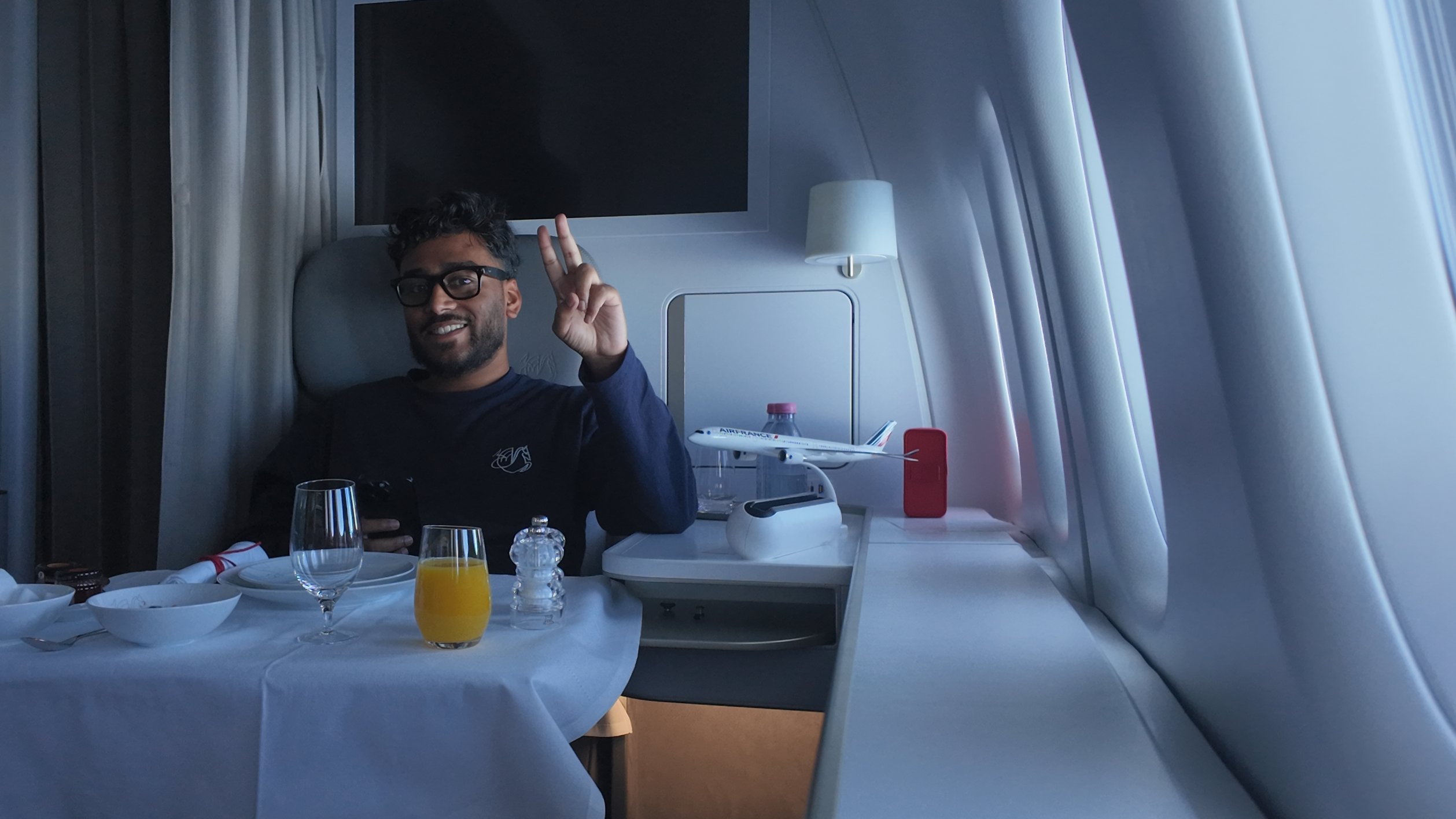Florent en Business Class