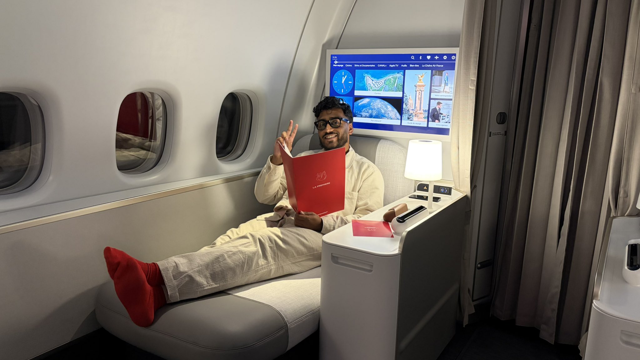 Florent en First Class Air France